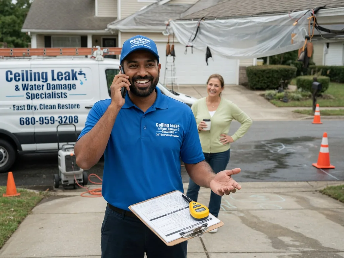 Ceiling Leak Cleanup Watson, OK FAQs